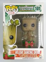 Funko Pop Marvel Guardians of the Galaxy - Holiday Dancing Groot #101 (กล่องมีตำหนินิดหน่อย)