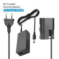 DR-E6 DC Coupler LP-E6 Dummy Battery AC Power Adapter Supply Kit For Canon EOS 90D 80D 60D 6D 7D 5D Mark II III IV Etc