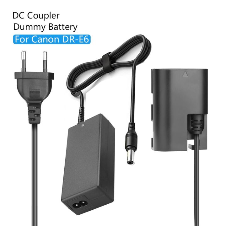 Dr E6 Dc Coupler Lp E6 Dummy Power Ac Power Adapter Supply Kit For