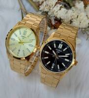 นาฬิกา Casio รุ่น MTP-VD02G-1E ,MTP-VD02G-9E นาฬิกาผู้ชายสีทอง ของแท้ 100% รับประกันสินค้า 1ปีเต็ม