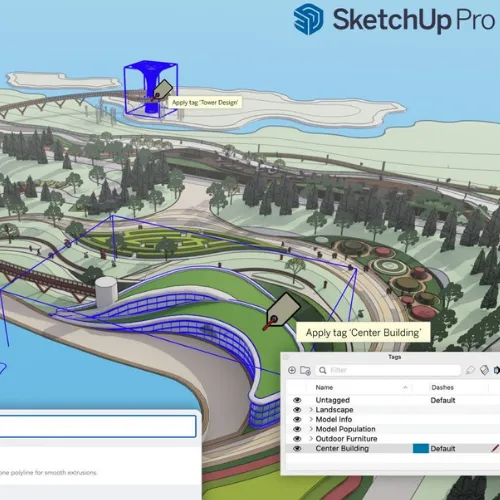 โปรแกรม Sketchup Pro 2022 (Windows)+Plugin Enscape 3.4 [โปรแกรมออกแบบอาคาร  งานสถาปัตย์และโมเดล 3 มิติ+Plugin Enscape เรนเดอร์ภาพ 3D]ตัวเต็ม ถาวร (Usb  Flash Drive) | Lazada.Co.Th