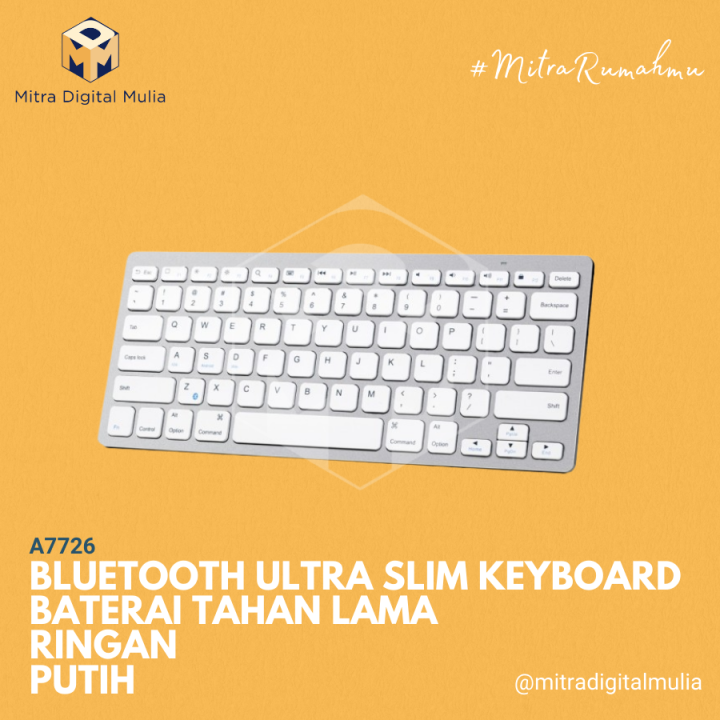 Anker A7726 Ultra Slim Bluetooth Keyboard Lazada Indonesia