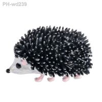 CINDY XIANG Black Enamel Hedgehog Brooches Porcupine Pin Kids Coat Bag Badges Fashion Jewelry Cute Animal Unisex