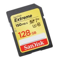 !! รวดเร็วทันใจ !! SANDISK 128 GB SD CARD (เอสดีการ์ด)  EXTREME SDXC CLASS 10 (SDSDXV5_128G_GNCIN) - BY DIRT CHEAPS SHOP