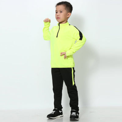 Winter Soccer Jersey pants Running Set Sportswear youth kids Football Training Uniforms Child Football Tracksuits Sports Suits