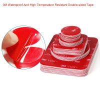 10-50 Buah 3M Perekat Dua Sisi Tape Transparan Acrylic Self-Adhesive Patch Tahan Air Tidak Ada Jejak Tape 30Mm/50Mm/40x40mm