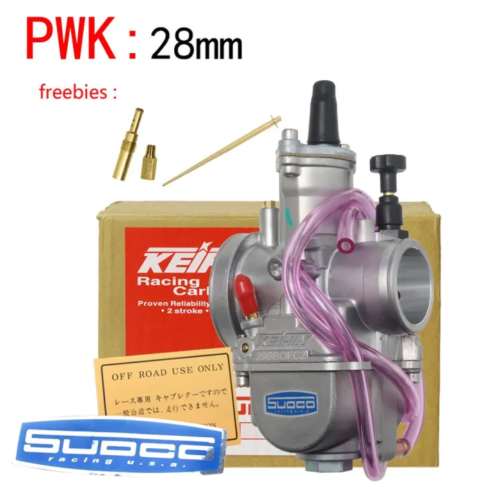 Flat Slide Carburetor PWK28 PWK 28 28mm Carb For Yamaha 28mm Carburetor