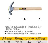 L:297Mm เครื่องมือกรงเล็บ0.25Kg Taiwan Wood Glauca อุตสาหกรรมเหล็กสูง Cyclobalanopsis เครื่องมือ