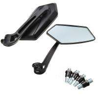 2pcs Rearview Mirror Reflector Mirror For Motorcycle ATV Quad Scooter Black 100% brand new and high quality Mirrors