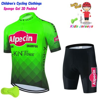 2023 Kids Team Bicycle Clothing Boy and Girl Road Bike Wear Racing Clothes Childrens Cycling Jersey Set Ropa Maillot Ciclismo