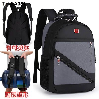 Large capacity computer bag business travel backpack men fashion junior middle school high students bags