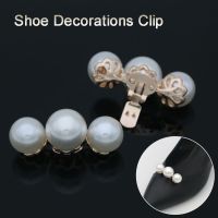 1Pc Big Pearl Decoration Clip High Heel Shoe Decoration Charm Buckle Bride Shoe Clip Wedding Accessories for Women Gold/Silver