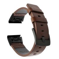 Fenix 7X Leather Watchband 22/26mm for Garmin Fenix 6x 5X Plus 3 3HR 5 6 Forerunner 935 945 Watch Band Wristband Fenix7 Strap