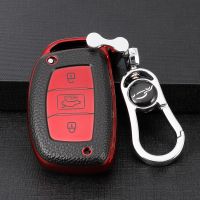 ◄▣ↂ TPU Car Key Case Cover For Hyundai Tucson Santa Fe Rena Sonata Elantra Creta Ix35 Ix25 i10 i30 i40 3 Buttons Remote Shell With R