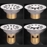 304 Stainless Steel 9 cm Round Deodorant Floor Drain Kitchen Bathroom Washing Machine Balcony Dual-use Floor Drain  by Hs2023