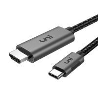 USB C to HDMI Cable for Home Office 6ft (4K 60Hz), uni USB Type C to HDMI Cable, Thunderbolt 3 Compatible with MacBook Pro 2020/2019, MacBook Air/iPad Pro 2020, Surface Book 2, Galaxy S20 and More 6ft 1