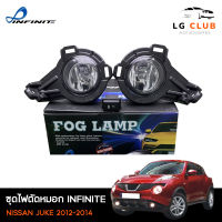 ไฟตัดหมอก ไฟสปอร์ตไลท์ นิสสัน จู๊ค NISSAN JUKE 2012-2014 ( INFINITE ) พร้อมอุปกรณ์ติดตั้ง LG CLUB