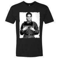 ขายดี เสื้อยืด พิมพ์ลาย Elis Mugshot King of Rock Roll pop 50s 60s 70s BMbmkc64FGgojk15  A492