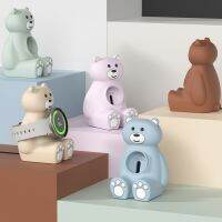 ✥ Cute Bear Shaped Charging Dock inteligentne akcesoria bezprzewodowa ładowarka uchwyt antypoślizgowy zamiennik dla Samsung Galaxy Watch5 / 5 Pro