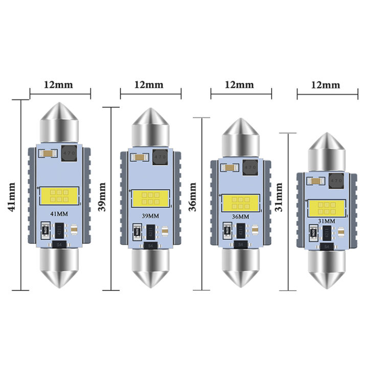 2ชิ้น-c-an-bus-c5w-led-c10w-led-หลอดไฟพู่ห้อย31มิลลิเมตร36มิลลิเมตร39มิลลิเมตร41มิลลิเมตร-csp-ภายในรถโดมโคมไฟป้ายทะเบียนไฟอ่านหนังสือสีขาว12โวลต์