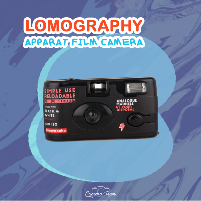 กล้องใช้แล้วทิ้ง LOMOGRAPHY SIMPLEUSE BW 400 27EXP Film Camera