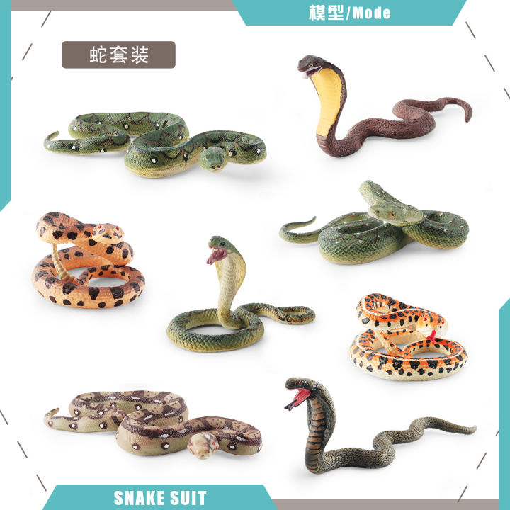 Đồ chơi mô hình con rắn bằng cao su dẻo RCS02