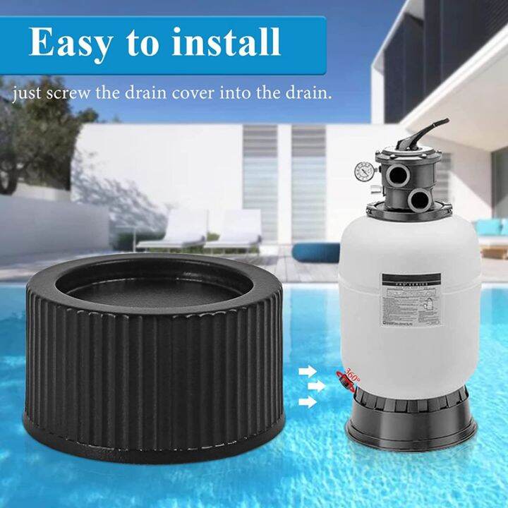 SX180HG Pool Sand Filter Drain Cap and Gasket for Hayward Pro Series
