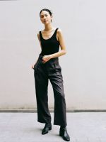 SIMONNE - Keynes high-waisted trousers กางเกงขายาวเอวสูง ทรงหลวม