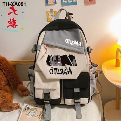 ✐ anime bag male junior middle school students the joint high-capacity pupil han edition backpack high