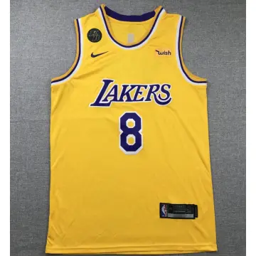 Men's Los Angeles Lakers Kobe Bryant #8 Nike KB Badge Swingman
