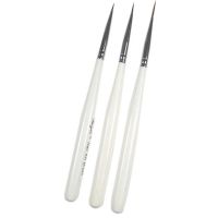 3Pcs Acrylic Nail Art Brush Liner Painting Drawing Pen Manicure Tool Set Kit