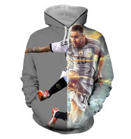 3D HOODIE-  2023 new design- 2023 Qatar World Cup champion: three stars Argentina national team&amp;Messi Jersey short sleeved sweater 149