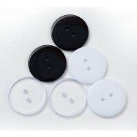 9mm10mm11.5mm12.5mm15mm18mm20mm23mm25mm ClearBlack White 2-Holes Resin Buttons for Sewing Sweaters Shirts