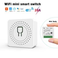 สวิตช์ไฟ DIY สวิตช์อัจฉริยะ Wi-Fi 16A รีโมทแอปสมาร์ทโฮมควบคุม2ทิศทางพร้อม Alexa Domotica Google Home Smart Life