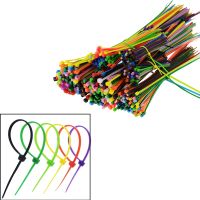 100PCS 100mm 150mm 200mm Self-locking Nylon Cable Ties Plastic Wire Zip Binding Wrap Straps 1.8x100 2.5x100 2.5x150 Mix 10 Color