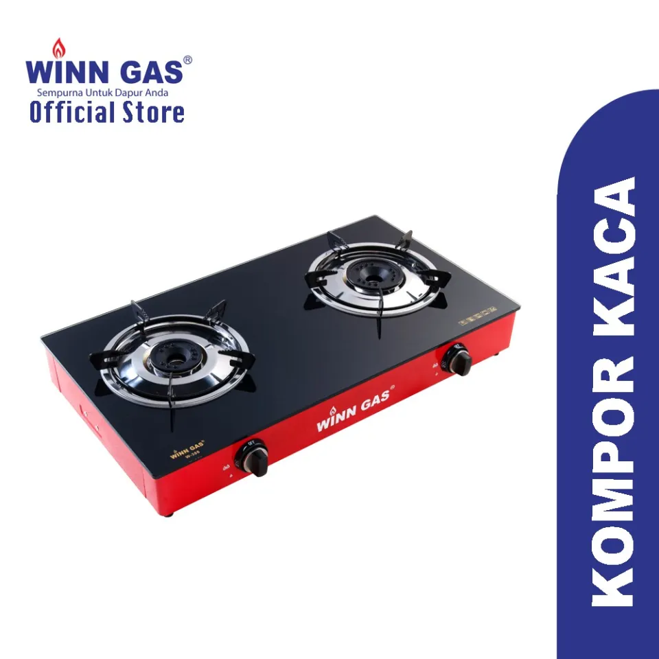 Jual Kompor Gas Kaca Mewah / Tanam Glass W888 W 888 W-888 Winn Gas