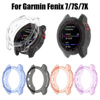 เคส TPU สำหรับ Garmin Fenix 7S สมาร์ทวอทช์,เคสซิลิโคนนิ่มกันกระแทกอุปกรณ์เสริมกรอบสำหรับ Garmin Fenix 7X