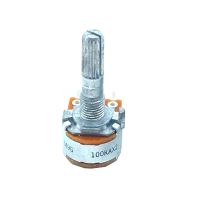 1PCS 16-Type new Japan ALPS RK163 A100KX2 A50KX2 Audio Dual-unit Rotary Potentiometer 100K 50K 6Pins 25mm flowers shaft