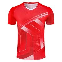 Tennis Shirt Men Women Shirt polo Quick Dry ping pong clothes shirt Short sleeve golf wear Kids table tennis shirts breathable