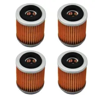 Four Motorcycle Oil Filter For Yamaha 250 CC TT-R250 TTR250 00-06 WR250 F-NP 01-02 YZ250 F-NP 01-02 TT-R TTR WR YZ