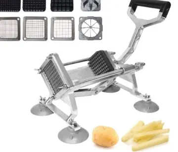 Footlong 30cm French Fries Maker Stainless Steel Potato Chips Making Machine  Manual French Fries Cutters Super