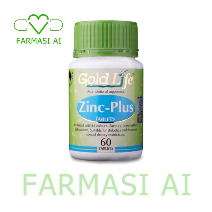 Gold Life Zinc Plus 60 Tablets (Exp 06/2025) Lazada
