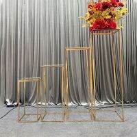 【hot】◎✎  40/60/80/100cm Floor Metal Column Gold Arrangement Wedding Dinner Centerpiece Decoration