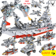 BỘ ĐỒ CHƠI XẾP HÌNH Lắp Ráp LEGO CHIẾN HẠM, LEGO OTO, ROBOT