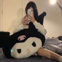 55-75ซม. Sanrio ขนาดใหญ่ Kuromi Melody Plush ของเล่น Super Soft Plush หมอนเบาะ Kwaii Plush ของเล่นเด็กวันเกิดของขวัญ