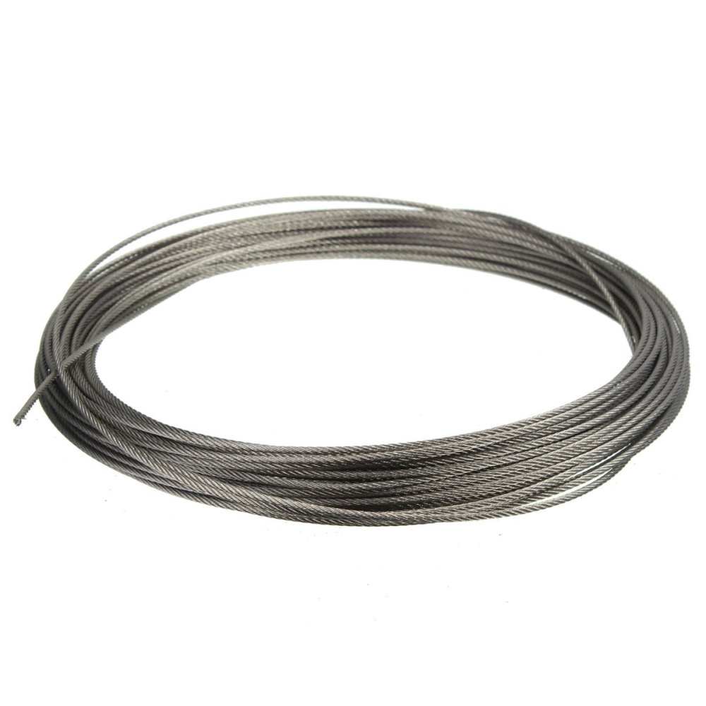 50feet 15M 100% Marine Grade 316 Stainless Steel Cable Wire Rope 1/16" 