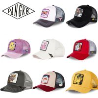 PANGKB Brand truck driver cap summer mesh cartoon characters snapback hat adult outdoor casual sun baseball cap drop shipping