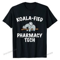 Funny Pharmacy Tech Tshirt Cute Koala Pharmacy Tech Gift Tee Cotton Normal T Shirt New Mens Tshirts Gift