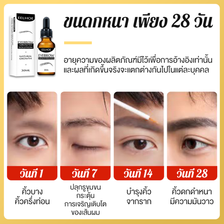 100-ของแท้-eelhoe-ปลูกคิ้วของแท้-ใช้ได้ทั้งคิ้วและขนตา-ทำให้หนาและเข้มขึ้น-อ่อนโยนและไม่ระคายเคือง-นำ้ยาปลุกคิ้ว-ครีมปลูกคิ้ว-น้ำยาปลูกคิ้ว-ปลูกคิ้ว-ยาปลูกคิ้วดก-ยาปลูกขนคิ้ว-ปลูกคิ้วของแท้-ปลูกคิ้วดก