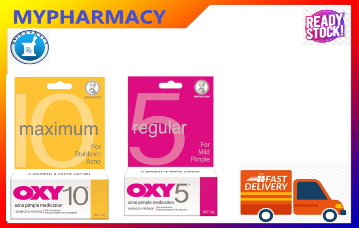 OXY 10 AND OXY 5 LOTION 10G | Lazada
